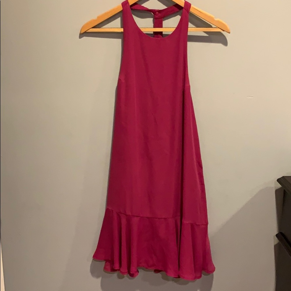 pink going out dress